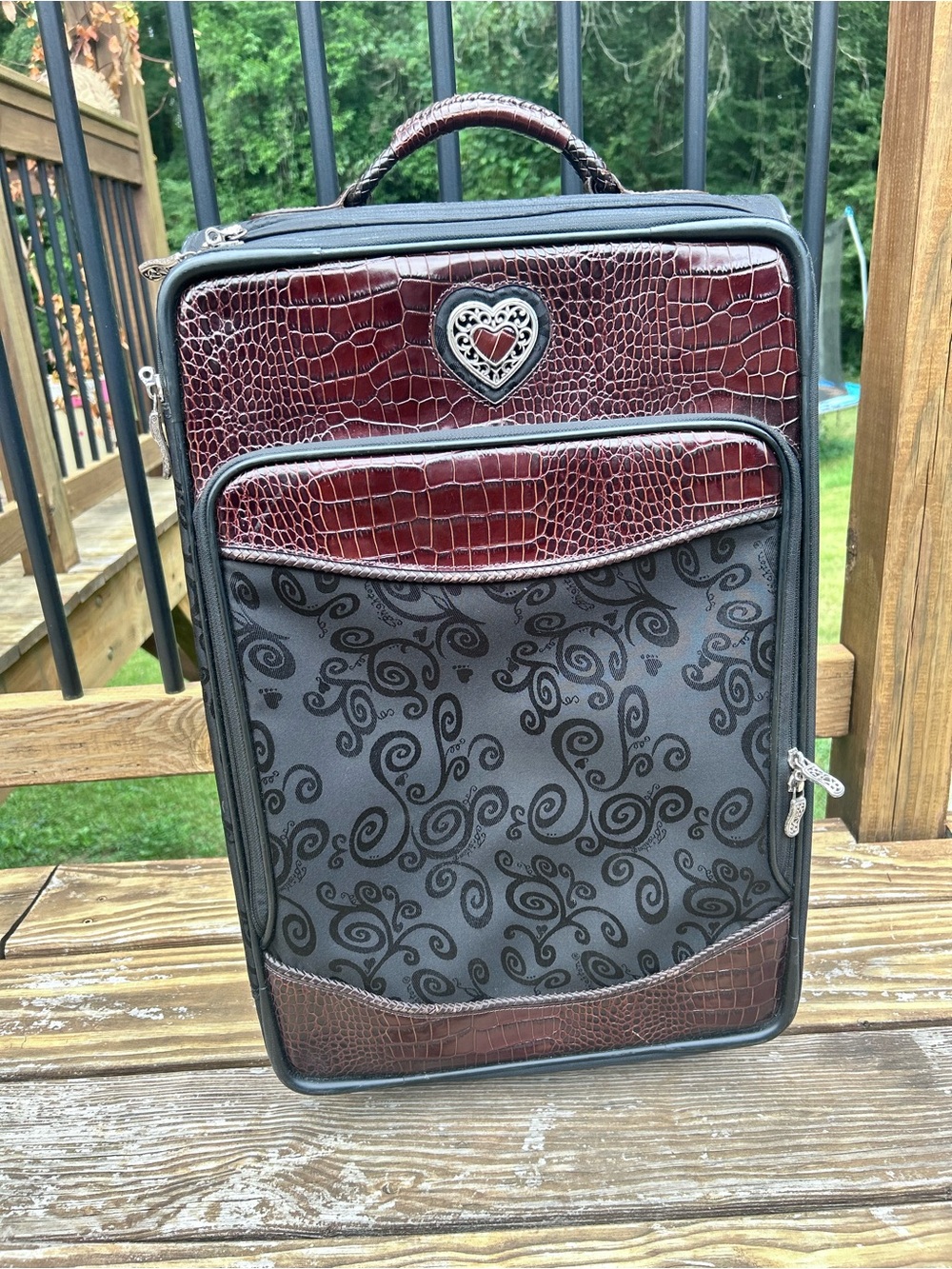 Brighton Mevelyn 22-inch rolling carry-on suitcase